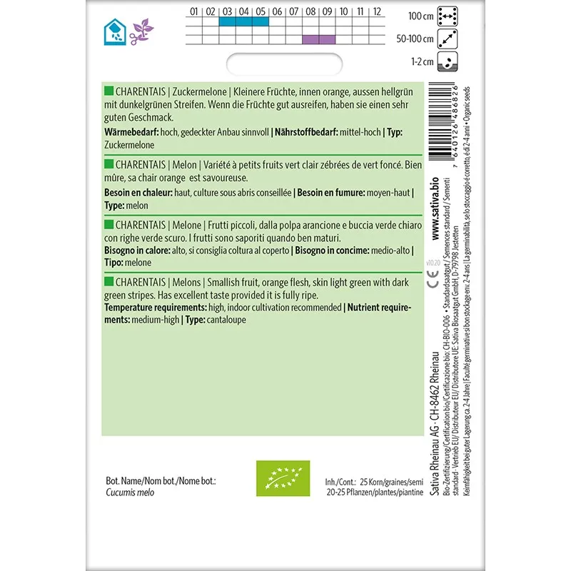 Melon Charentais bio