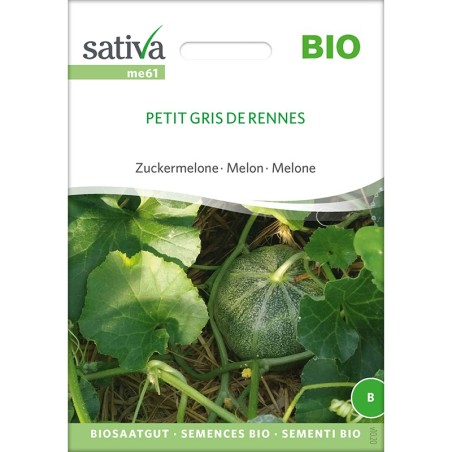 Melon "Petit Gris de Renne" : graines reproductibles et biologiques
