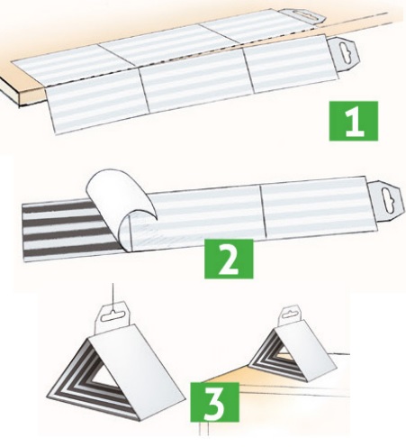 Le piège à mites de farine s'installe très facilement Vous pouvez installer le piège à teignes de farine de différentes manières