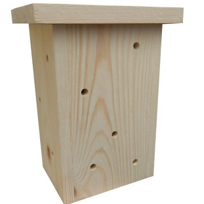 L'abri à chrysope est une excellente cachette hivernale Fait en bois massif, il a une longévité supérieure