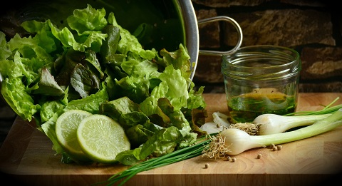 La salade est un légume feuille riche en minéraux.