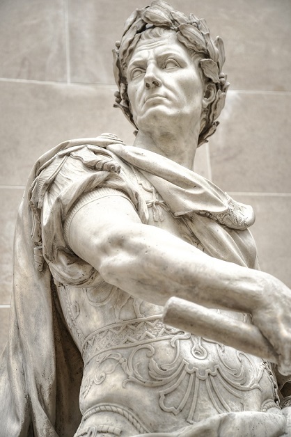 Caius Julius caesar, chef romain à la tête d'un vaste réseau commercial